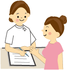 電話または直接ご来院ください